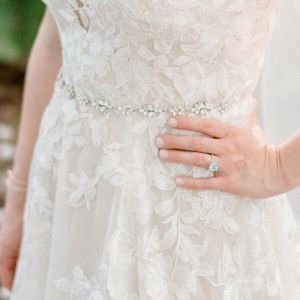 Botanical bridal belt